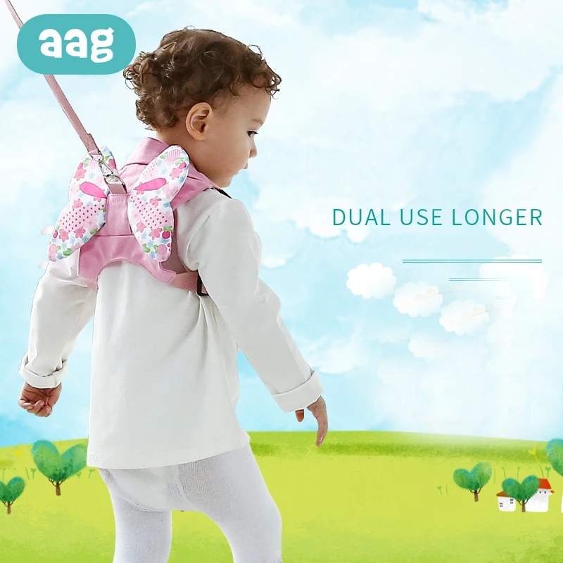

AAG Baby Kids Safety Harness Backpack Toddler Anti-lost Strap Traction Belt Rope Backpack Infant Walking Harnesses Leashes 20