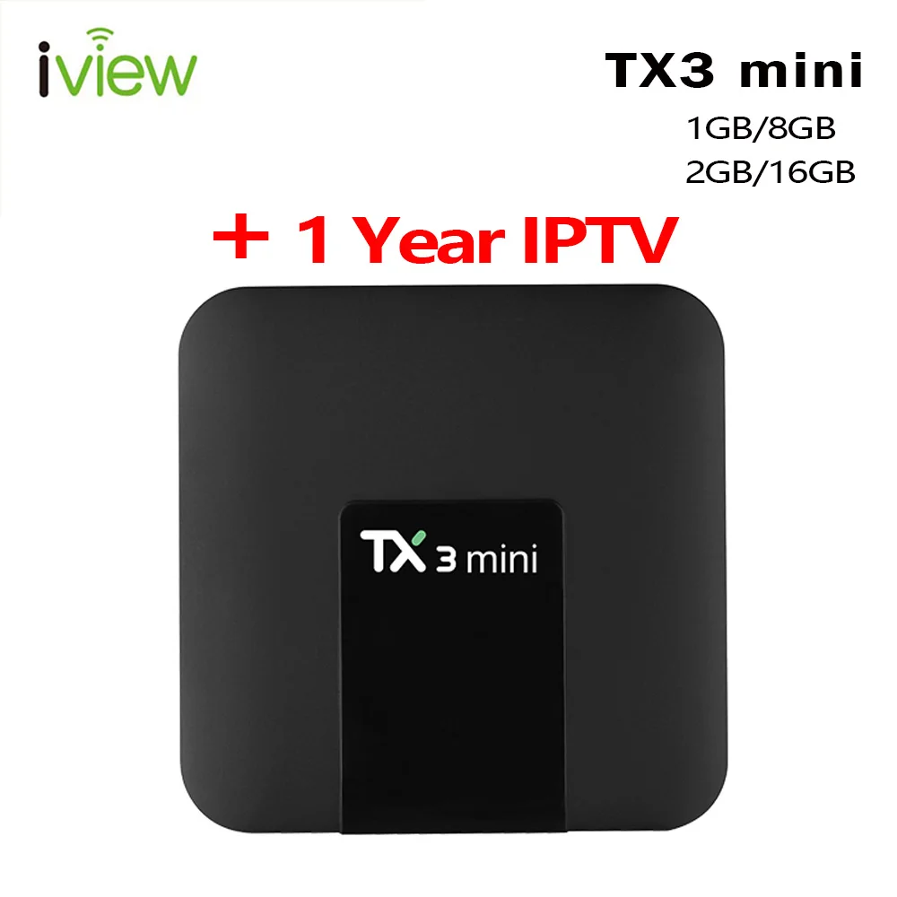 TX3 Мини ТВ приставка на базе Android коробка с 1 год IP ТВ подписка 3000+ Live 20000+ VOD для Европы Франции арабский Португалия приставка