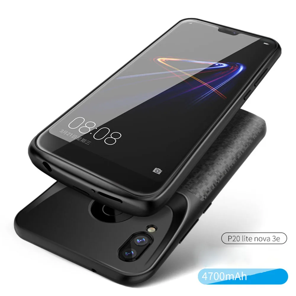 JINXINGCHENG батарея зарядное устройство чехол для huawei P20 Lite 4700 мАч назад клип батарея беспроводной быстрое зарядное устройство для huawei Nova 3e крышка