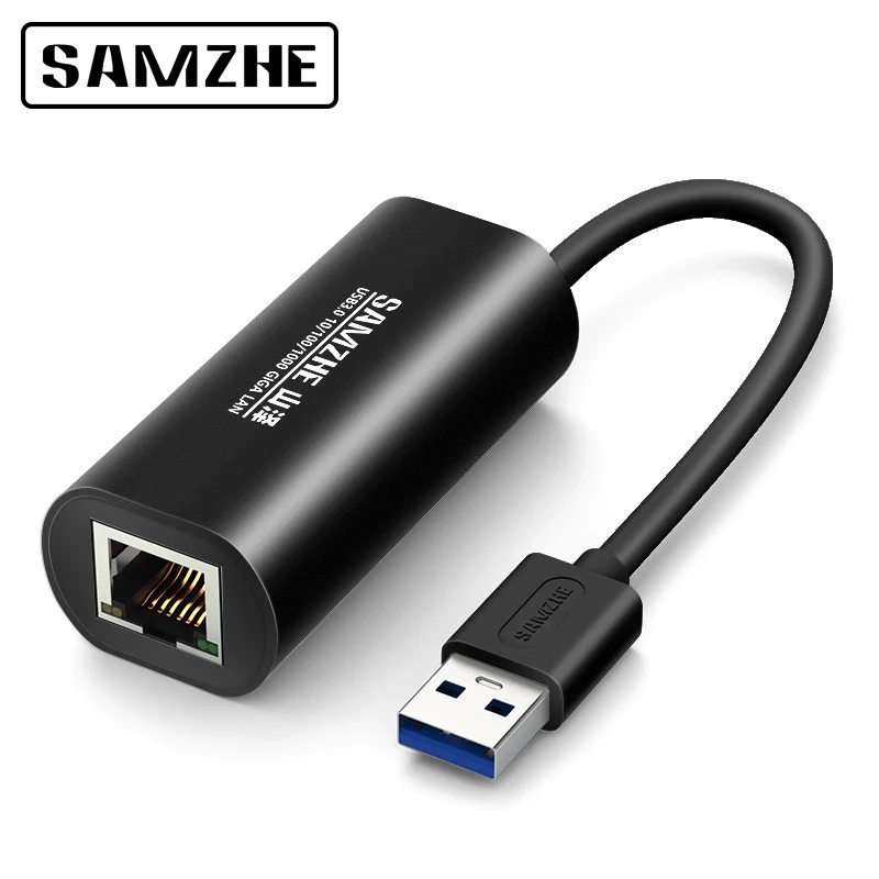 SAMZHE USB в Ethernet адаптер USB 3,0 2,0 в RJ45 Lan сетевая карта для ноутбука Android Mac iOS Apple компьютер XiaoMi устройства