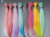 25cm*100cm doll wigs straight hair for 1/3 1/4 1/6 BJD doll two color gradients ► Photo 1/2