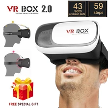 Smartphone Accessory Bundles 3D VR Box Virtual Reality Glasses Cardboard Movie Game for Samsung for iPhone With handle