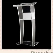 Acrylic Table Top Lectern, Acrylic Material Acrylic Lectern for Meeting