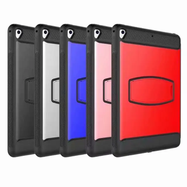 

Tablet Case For iPad 9.7 2017 2018 A1822 A1893 Silicon Heavy Duty Shockproof Hybrid Rubber Rugged PC Hard Protective Skin +pen