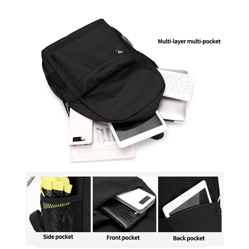 black nylon man backpack usb charging men back pack bagpack big capacity student school bags for teenage boys 2019 black nylon man backpack usb charging men back pack bagpack big capacity student school bags for teenage boys 2019