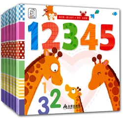 Gestão da formação da personalidade emocional das crianças livros ilustrados Início Iluminação conto de fadas Chinês Inglês livros, 10 pcs