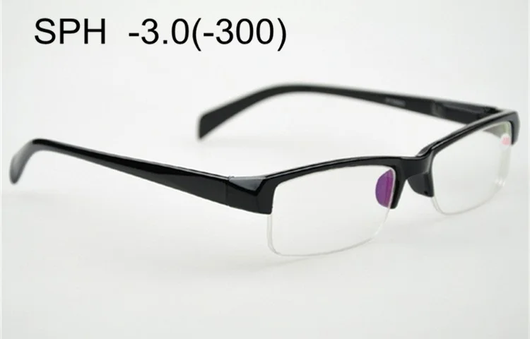 Готовые Очки для близорукости SPH-1-1,5-2-2,5-3-3,5-4-4,5-5-5,5-6,0 мужские и женские очки по рецепту для близоруких G540 - Цвет оправы: -3.0(-300)