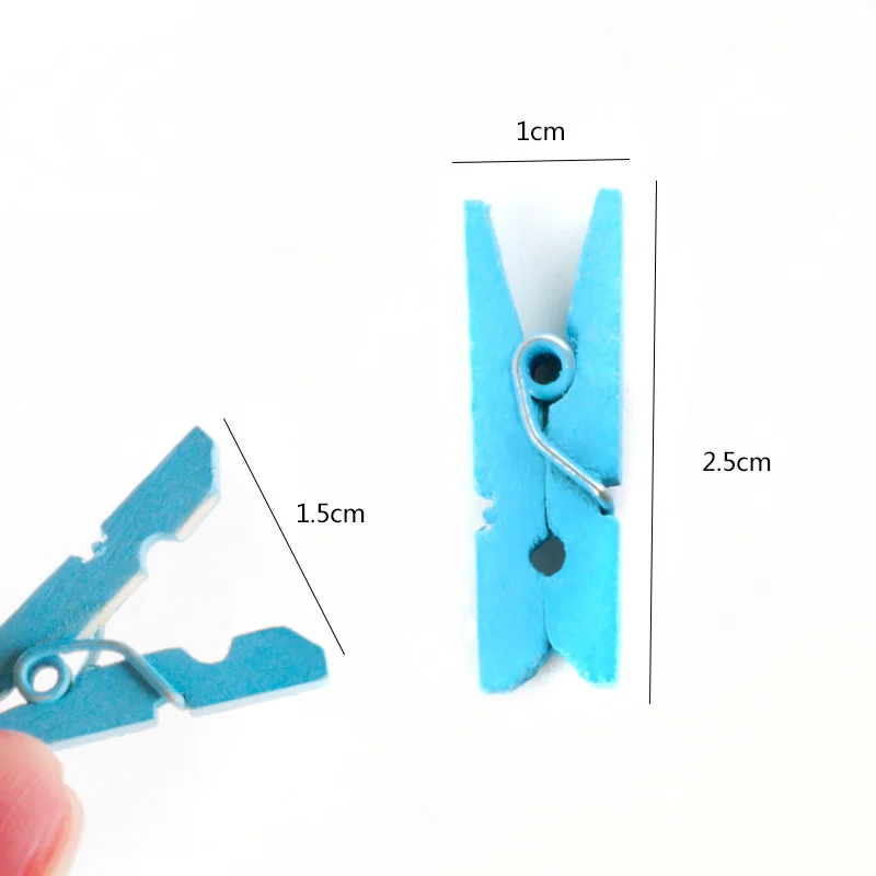 HOURONG 100 unids/lote Mini Clothespin de madera Pinza de madera artesanía Clips DIY ropa foto papel Peg Clothespin boda fiesta Decoración HOURONG 100 unids/lote Mini Clothespin de madera Pinza de madera artesanía Clips DIY ropa foto papel Peg Clothespin boda fiesta Decoración