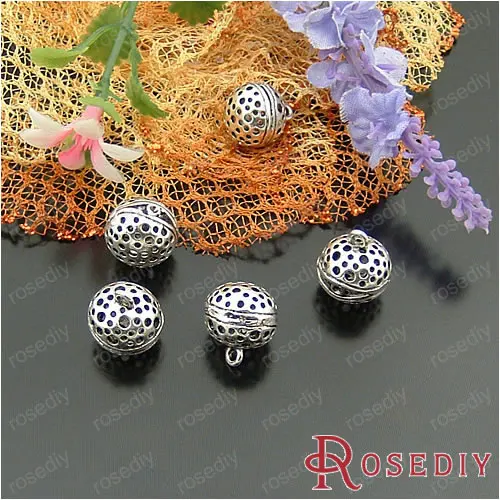 

Wholesale 11.5*10mm Antique Silver color Hollow Eye Ball Copper End Beads Diy Jewelry Findings Accessories 6 pieces(JM5229)