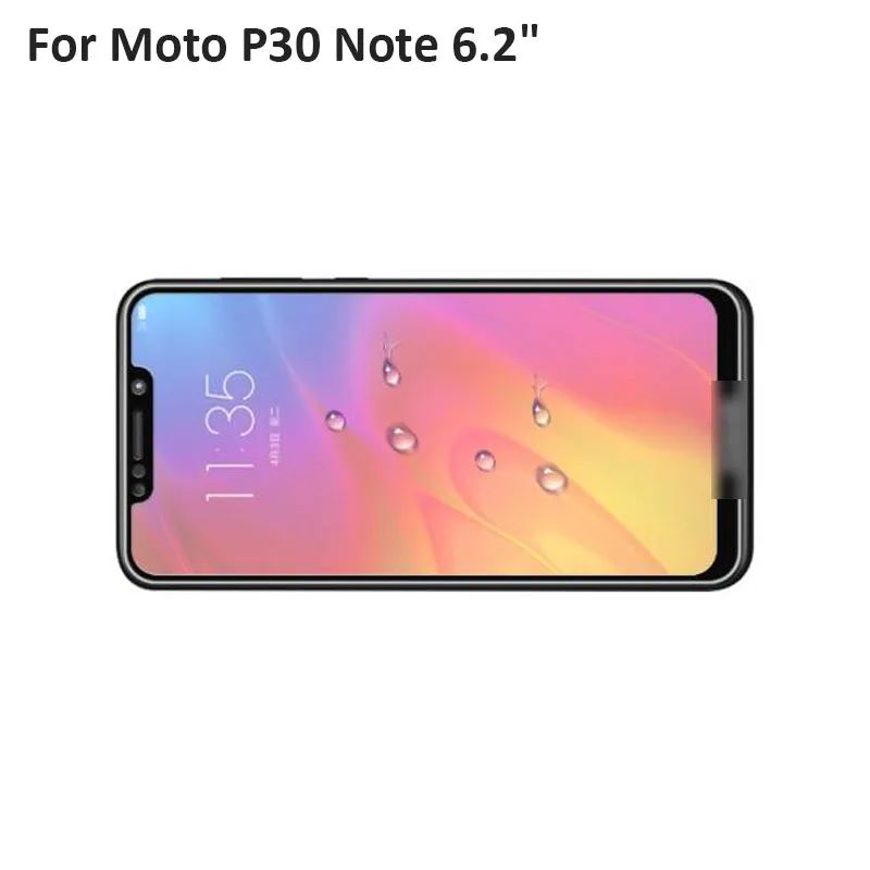 9H полная защита для экрана Moto P30 Note P 30 полное покрытие защитная пленка Закаленное