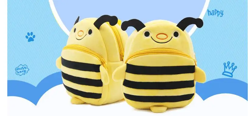 Лидер продаж детские подарки милый ребенок пчела Школьный для мальчиков и девочек раннее образование рюкзак