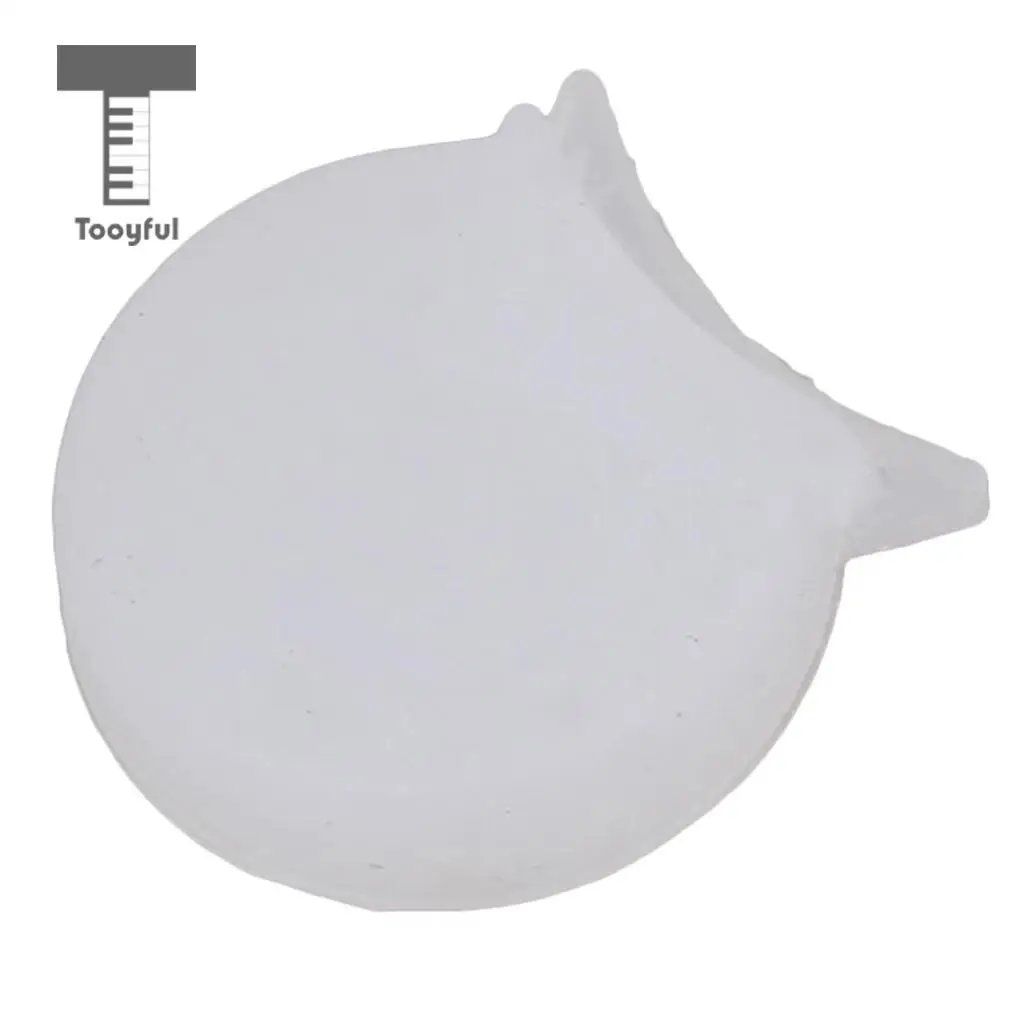 5Pcs 6mm White Rubber Clarinet Oboe Thumb Rest Cushion Pad Protector Comfortable Woodwind Instrument Parts