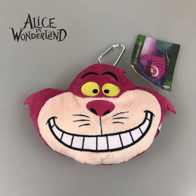 Disney Cartoon Alice's Adventure in Wonderland Чеширский кот 14*10 см мини плюшевая кукла игрушка