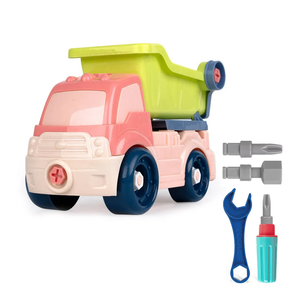 Baby Assembly Toy simulation Construction Vehicle Kids DIY Assemble Hook hanger Car Educational Funny Toys for 5