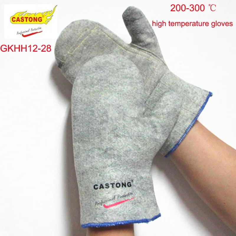Перчатки CASTONG высокотемпературные перчатки для защиты от огня 200 300 градусов