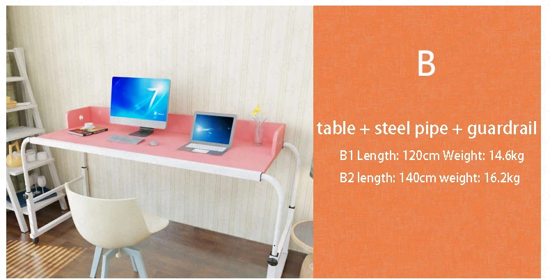 9% LK380 креативный Расширенный и регулируемый по высоте ноутбук стенд кросс-кровать компьютерный стол большой размер компьютерный стол с