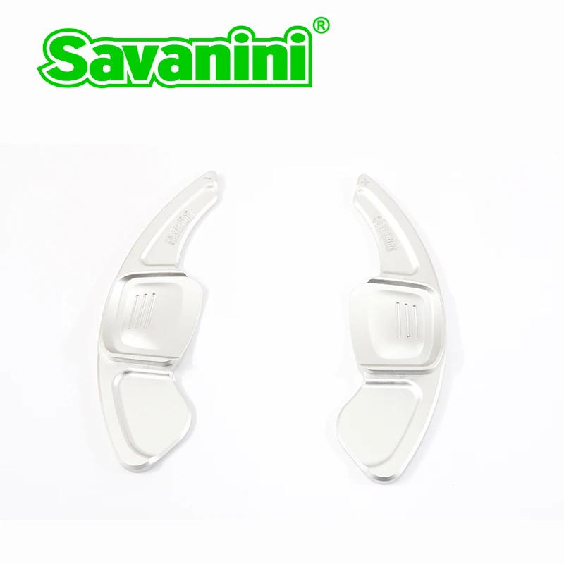 Cheap Savanini Aluminum Steering Wheel Shift Paddle Extension For Voklswagen Golf Alltrack Tiguan (2017) auto car accessories