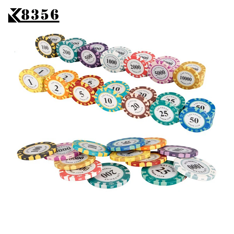 K8356 Luxury 14g Double Colors Crown Film Clay Texas Hold'em Chip Poker Playing Cards Chips Mahjong Baccarat Coins Custom Chips K8356 Luxury 14g Double Colors Crown Film Clay Texas Hold'em Chip Poker Playing Cards Chips Mahjong Baccarat Coins Custom Chips