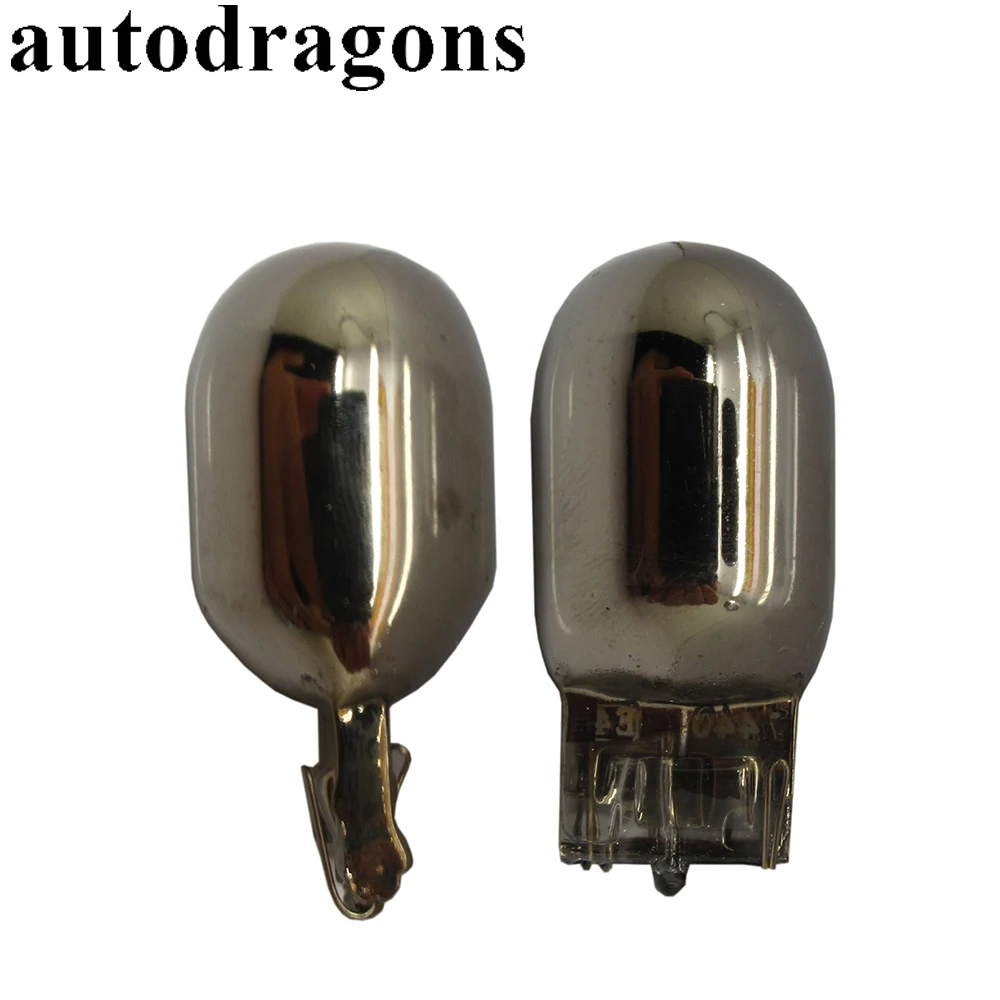 Rear Signal Light Silver Chrome Amber Bulb T20 7440 992 WY21W 21w for Toyota