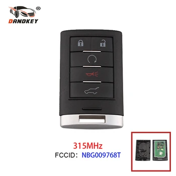 

Dandkey Smart Remote Car Key 5 Buttons Fob 315MHZ For Cadillac SRX 2010 2011 2012 2013 2014 NBG009768T Car Keyless New Product