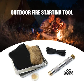 

/ 1 Set Emergency Kit Fire Piston Outdoor Camping Survival Fire Starting Tool for Outdoor Camping Hiking Survival