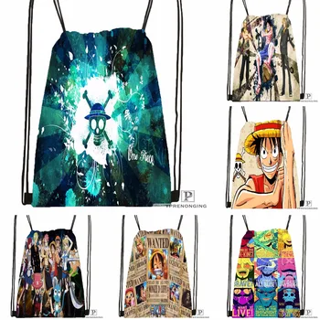 

Custom One Piece Drawstring Backpack Bag for Man Woman Cute Daypack Kids Satchel (Black Back) 31x40cm#180531-01-26