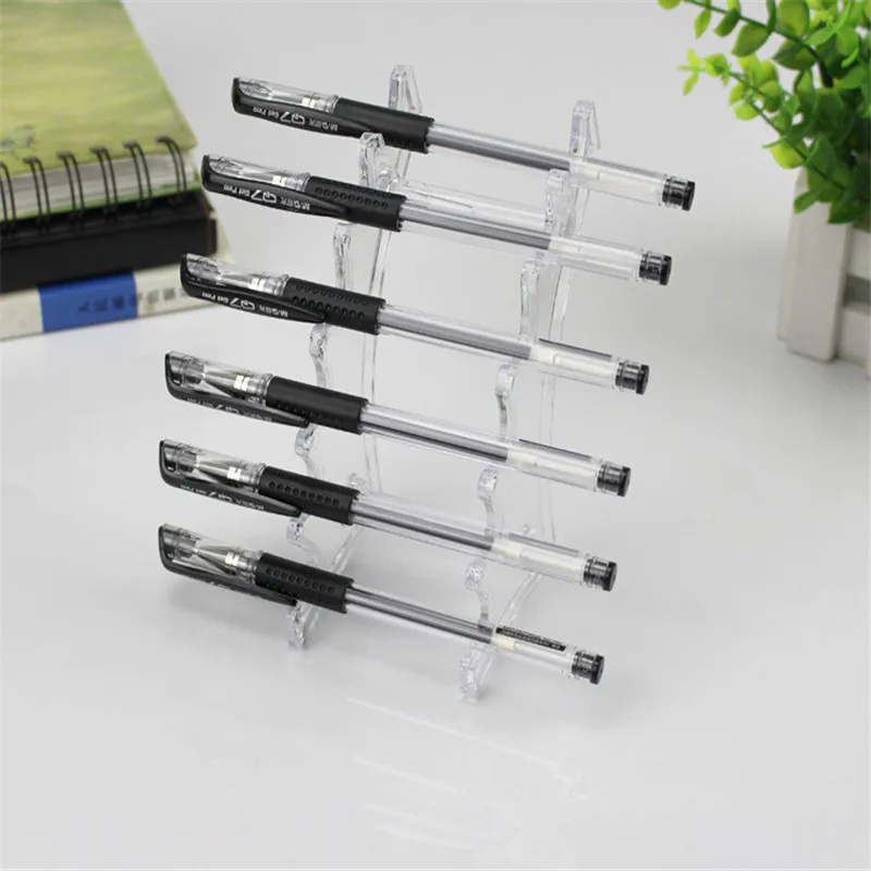 

Plastic Multifunction Transparent 6 Slot Detachable Pencil Pen Spoon Jewelry Display Holder Stand Rack New Arrival