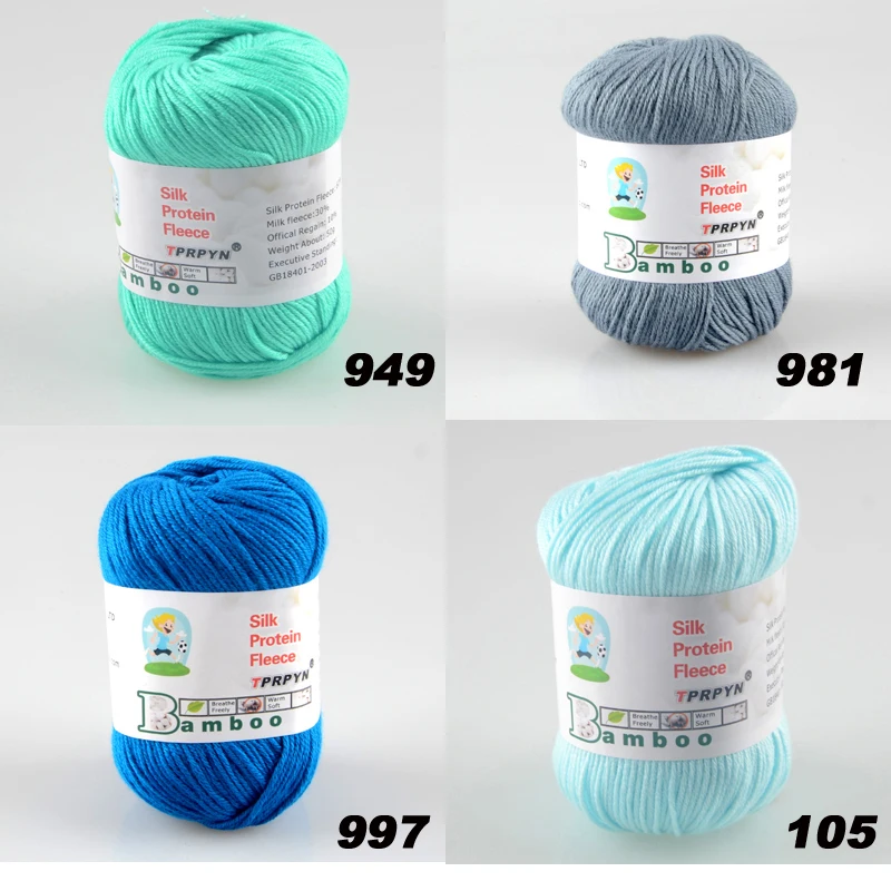 TPRPYN 50 г = 1 шт. пряжа для вязания, нанометровая Белковая бархатная мягкая пряжа для детской одежды