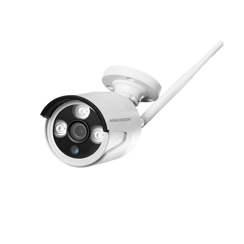  4CH inalámbrico NVR Kit P2P onvif 4 piezas WIFI cámara IP impermeable 1.0MP sistema de cámara CCTV 