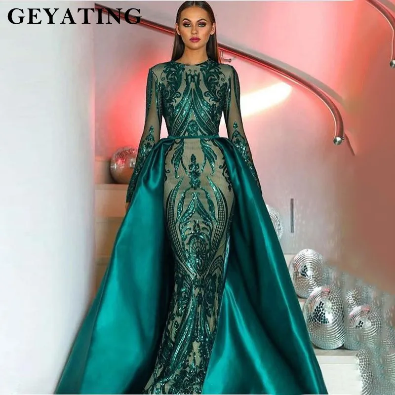Emerald Green Long Sleeve Dress