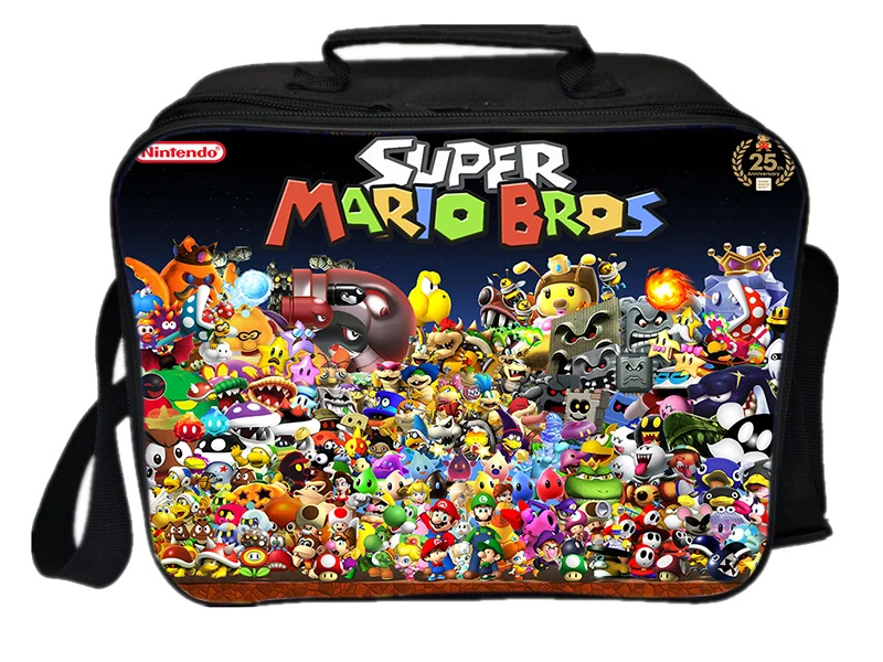 Портативная сумка для обеда Super Mario модный новый красивый дорожный контейнер