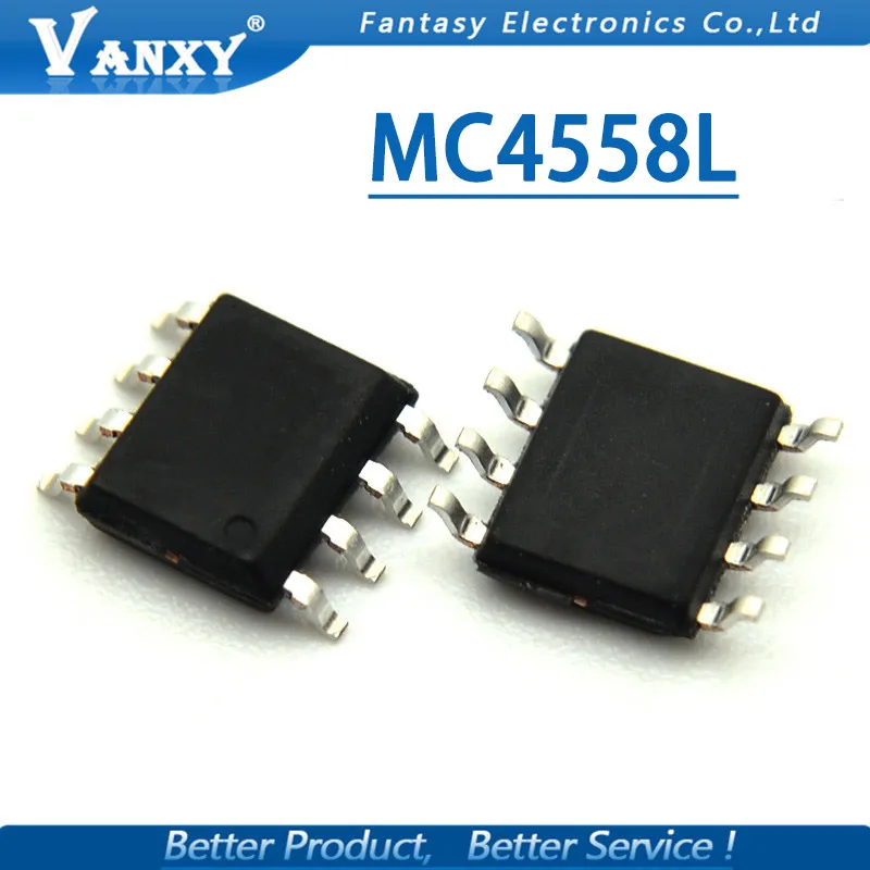 

10pcs MC4558L SOP8 MC4558 SOP 4558 SOP-8 Operational Amplifier new original