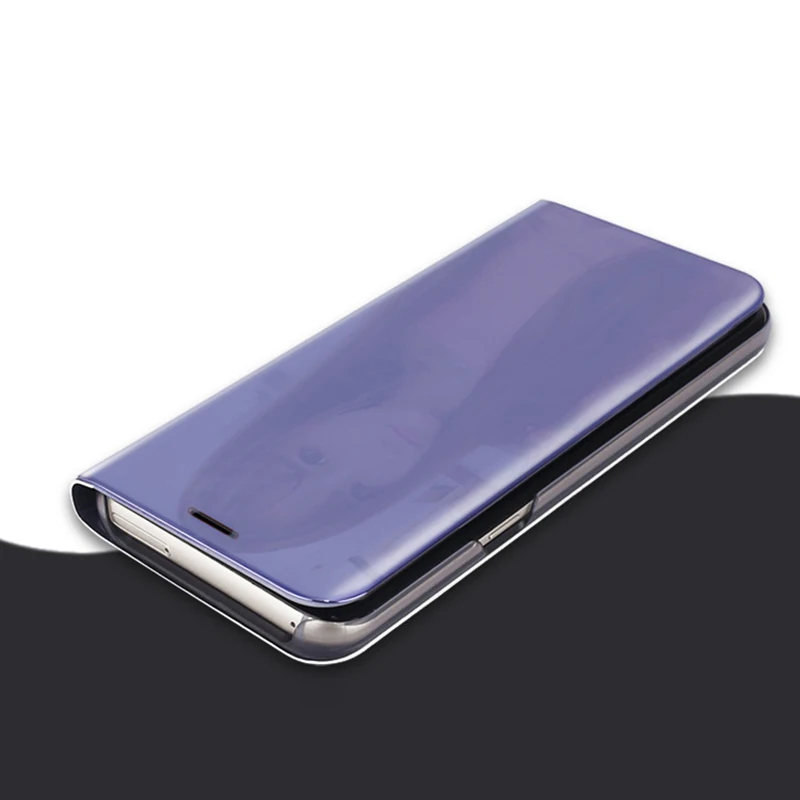 Роскошный флип-чехол для samsung Galaxy J7 Neo Nxt Core Max Pro Plus Prime EU Smart View кожаный зеркальный полный Чехол