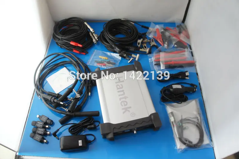 Hantek DSO3064 60 МГц 4Ch 200 мс Автомобильный диагностический осциллограф Kit5 Комплект V