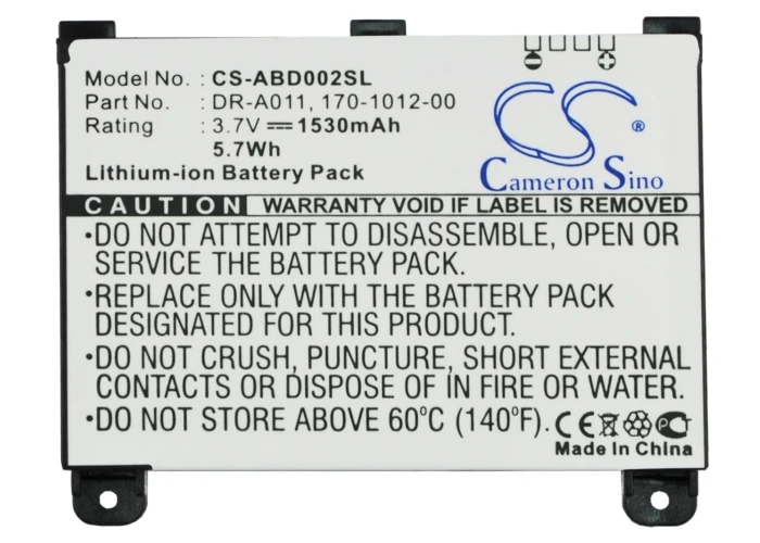 Cameron sino 1530 мАч батарея Amazon 170-1012-00 DR-A011 для Amazon Kindle 2 Kindle DX Kindle II - Цвет: Black