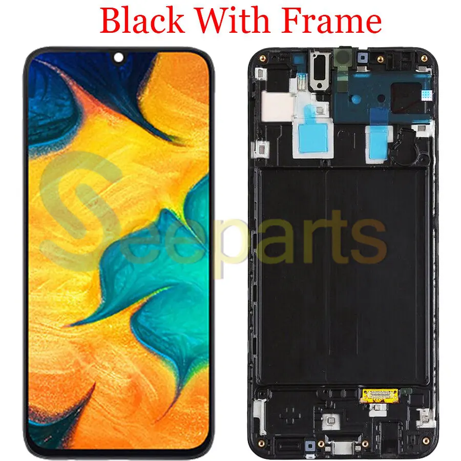 Тест для samsung Galaxy A30 A305/DS A305F A305FD A305A ЖК-дисплей сенсорный экран дигитайзер в сборе для samsung A30 lcd