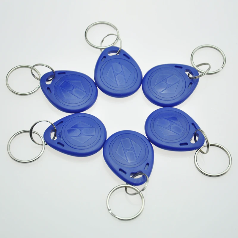 

50pcs/lot MFS50 compatible IC 13.56mhz Contactless Rfid Key Tag Abs Plastic Proximity Tag