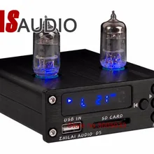 D5 APE FLAC WMA WAV аудио плеер без потерь Hi-Fi SD карта музыкальный плеер 6J1 вакуумный ламповый клапан буферный усилитель выход, AC 110-240 В