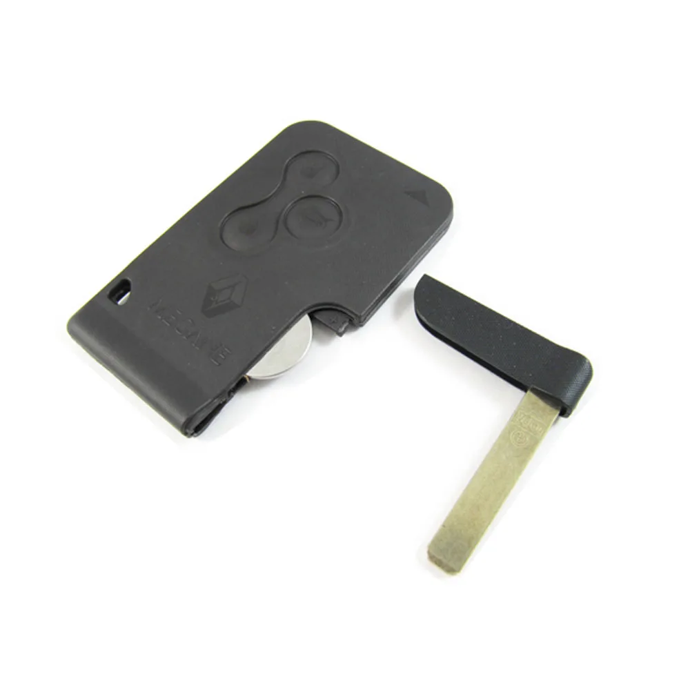 

New RENAULT MEGANE SCENIC II CLIO ETC RF TYPE 3 BUTTON REMOTE ALARM KEY FOB CARD