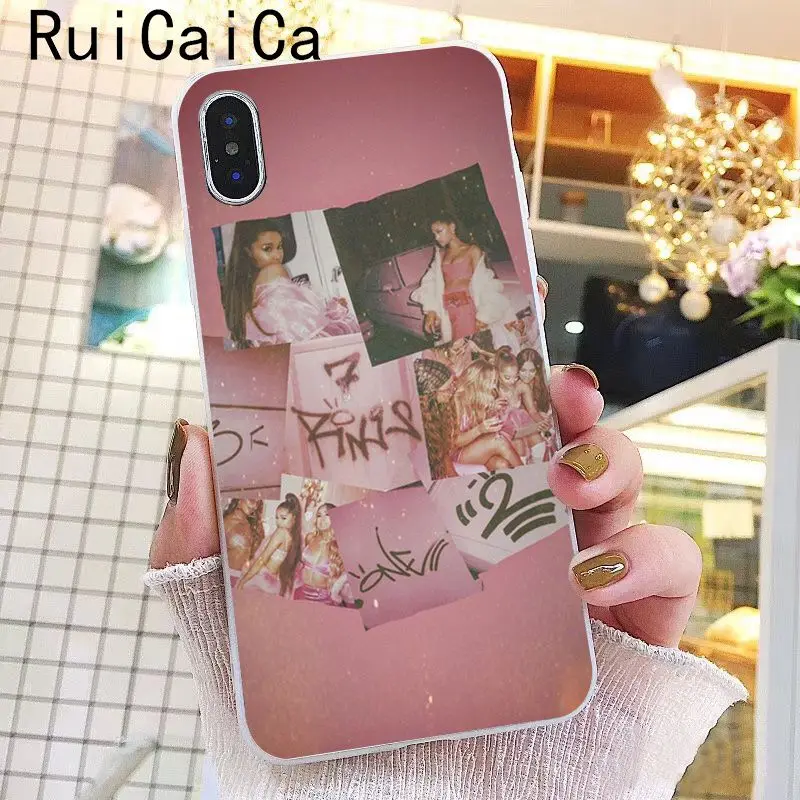 Ruicaica Ariana Grande God is a woman DIY печать рисунок чехол для телефона для iPhone 8 7 6 6S Plus X XS MAX 5 5S SE XR 10 Чехол