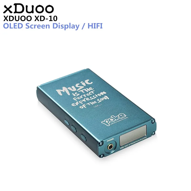 

XDUOO XD-10 Poke AK4490 DSD256 32Bit / 384KHz Decoding Portable USB DAC Headphone Amplifier Pocket Decoding Amp Machine
