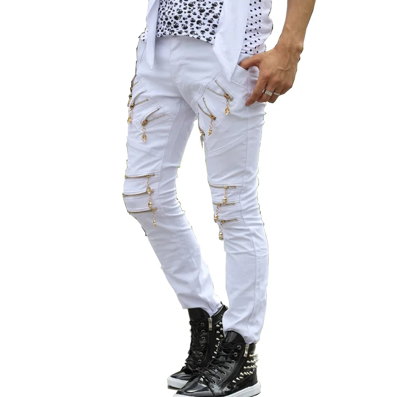 Мужские повседневные брюки в стиле хип-хоп на молнии для улицы | Мужская одежда