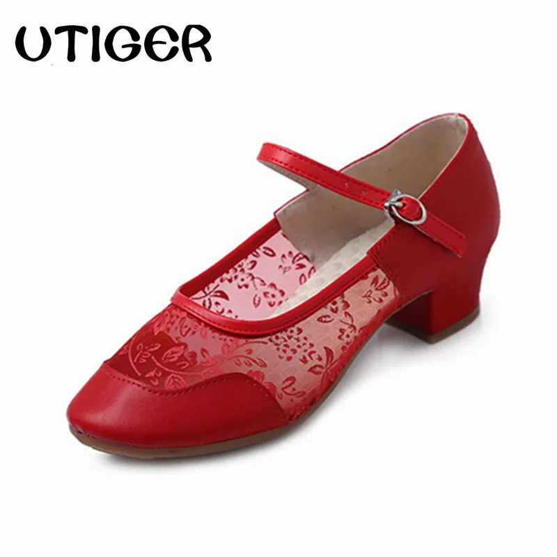 Buy Woman Ballroom Latin Dance Shoes Female Modern Rumba Salsa Practice Dancing
