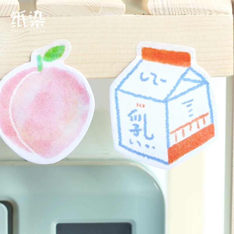 30 Sheets/pack Japanese Milk Fruits Food Bouquet memo pad planner sticky note paper sticker kawaii stationery pepalaria office