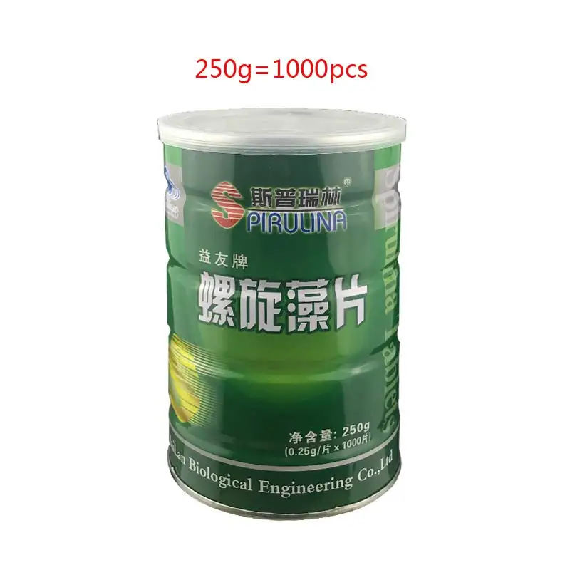 Натуральный спирулинаenhance-Immune Organic Spirulina таблетки Здоровое питание Анти-усталость анти-радиация потеря веса 1000 шт