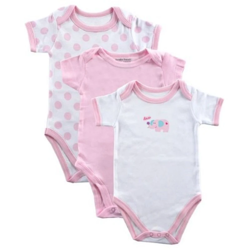 

3pcs Summer Baby Clothing Set Newborn Baby Boy Girl Clothes Short-Sleeve Cotton Baby Romper Jumpsuit