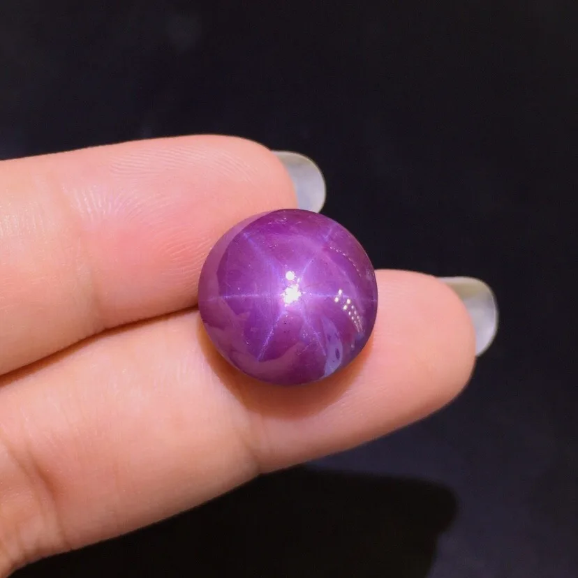 

Star Purple Sapphire Gemstone 100% Natural Purple Star Sapphire Loose Gemstones 21.41ct Loose Stones for Jewelry Making