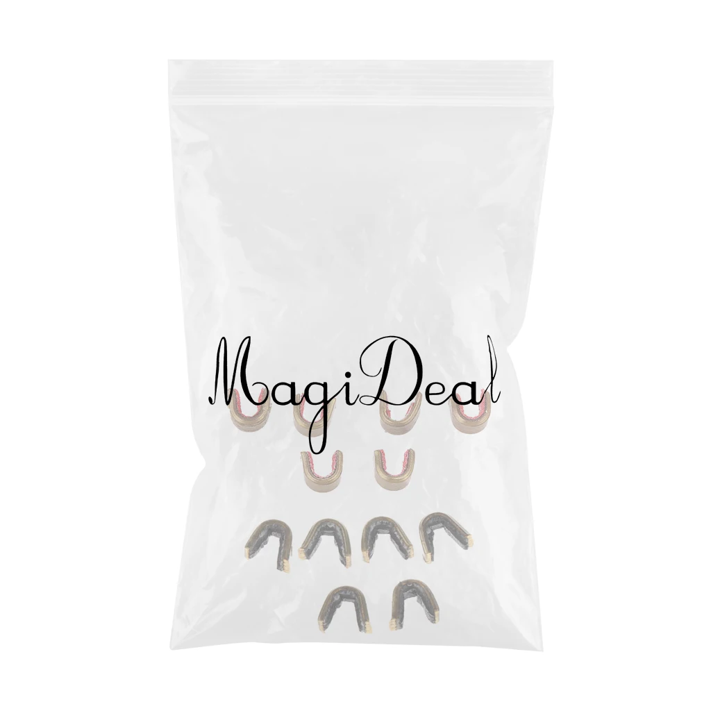 12Pcs Bowstring Nock Set Buckle Clips Nocking Points Archery Bow String Buckle Clip Bow String Protect Archery Accessories