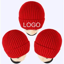 Вышивка логотипа зимние шапочки для взрослых эластичные шапки с черепом на заказ с буквенным принтом женская теплая шапка толстые вязаные шапки в стиле хип-хоп