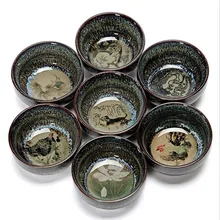 Бытовая креативная мультяшная керамическая Одиночная индивидуальная чашка мастер чашка середины осени фестиваль подарок переменный образец чашки чая